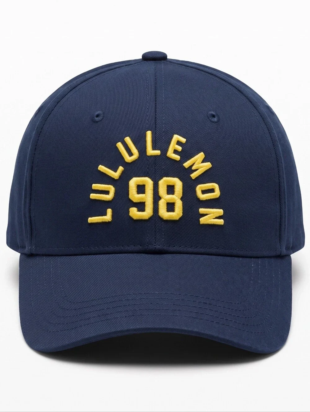 *Lululemon Structured Classic Ball Cap 98 Navy Gold S/M